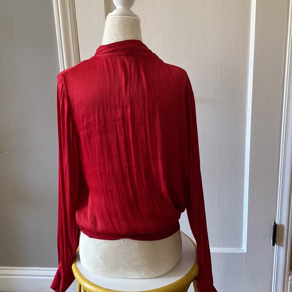 NWT Anthropologie Current Air Francie Surplice Blouse - Picture 3 of 6